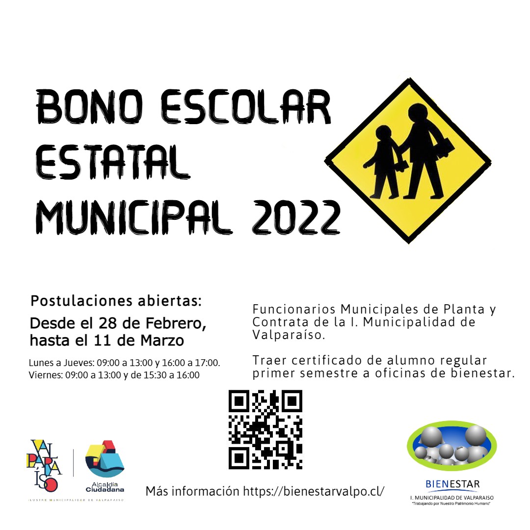Bono Escolar Estatal 2022 Departamento de Bienestar